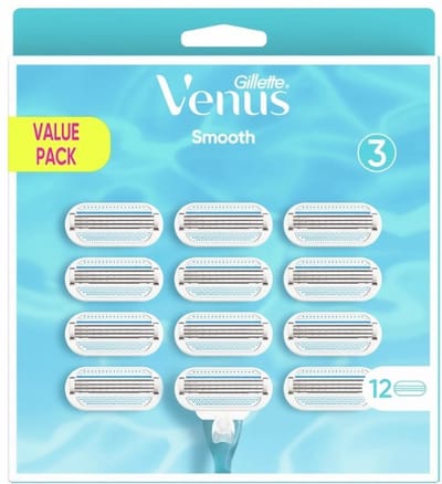 Gillette Venus Smooth Scheermesjes Voor Vrouwen - 12 Navulmesjes