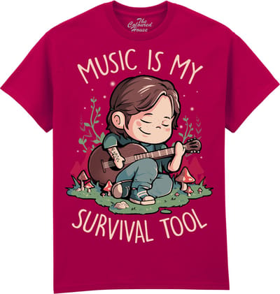Music Is My Survival Tool The Coloured House T-shirt XXL