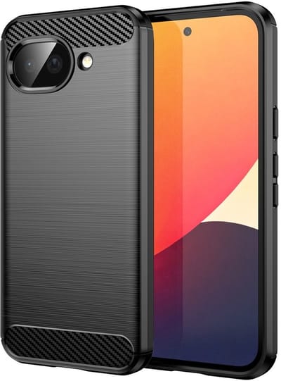 Coverup Hoesje - Geschikt voor Google Pixel 10a Hoesje - Coverup Armor Brushed TPU Back Cover - Zwart