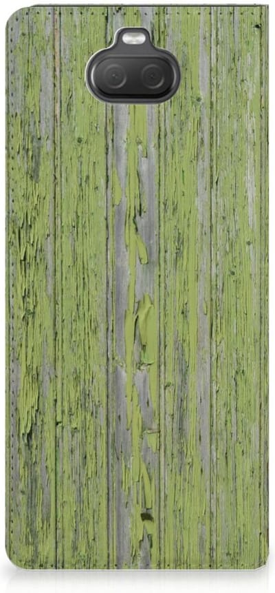 Sony Xperia 10 Book Wallet Case Green Wood