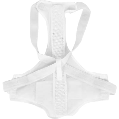 Houdingscorrector Ademende Schouder Rug Rechthooghouder Dunne Korset Ruggengraat Correctie Riem XL white