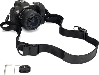 Verstelbare Camera Schouder- en Ne strap met Snelle Ontgrendeling voor DSLR en Systeemcamera's, Geschikt voor Canon, Nikon, Sony en Fujifilm