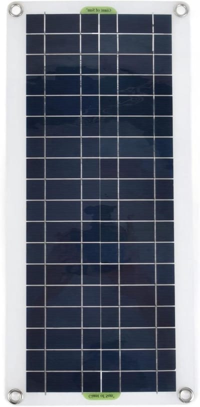 Zonnepaneel - Draagbare Lader - Energie Opladen - 20W USB Uitgang - 46 x 22 x 4 cm - Zwart