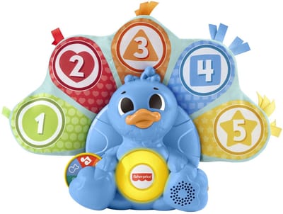 Fisher-Price Linkimals Tellen en Kleuren Pauw - Educatief Speelgoed