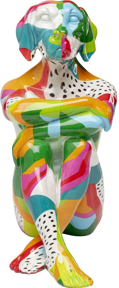 Woonaccessoires hond stippen 32cm Kare Design