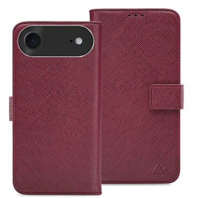 My Style Telefoonhoesje geschikt voor Apple iPhone Air Hoesje | My Style Flex Wallet Bookcase Portemonnee | Pasjeshouder voor 3 Pasjes | Telefoonhoesje voor Pinpas / OV Kaart / Rijbewijs - Bordeaux | Rood