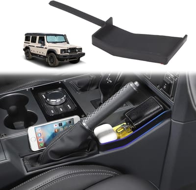 Handremopslagdoos voor Auto - Armsteun Organizer Tray voor Ineos Grenadier 2020-2024 - Ruimtebesparende Accessoire voor Telefoon en Kleine Voorwerpen