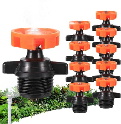 Gazon Sproeiers - Tuinsproeiers 360 - Gras Besproeien - 360 Graden Dekking - 10 Stuks - Oranje