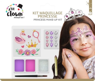 Make‑up Kit Princess – Glitter, Strass & Stickers – Kids & Festival Look