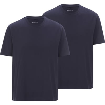 Babista herren T-Shirts, Set Van 2 - 48/50 - donkerblauw - Plus Size