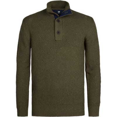 Petrol Industries men knitwear collar m-3050-kwc226 6088 army green