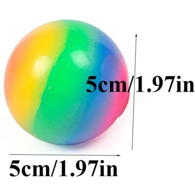 Creatieve Zachte Regenboogbal Squishy Speeltjes Anti Stress Decompressie Sensorisch Knijp Fidget Speeltje Voor Volwassenen Kinderen Klaslokaal Prijzen green
