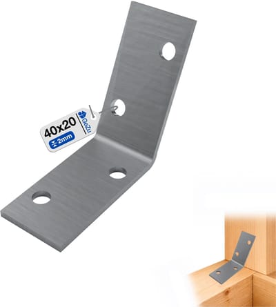 GeZu Impex Hoekverbinder 40×40×20 mm Gegalvaniseerd