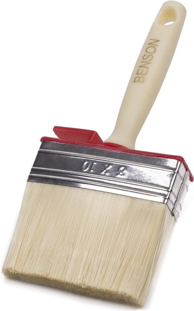 Benson Blokwitter - Kunststof handvat - Mix haren - 100 mm breed - 30 mm dik