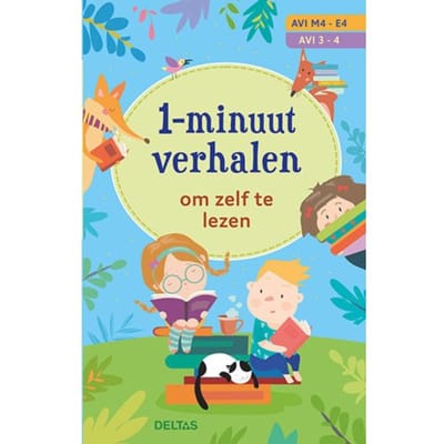 1-minuutverhalen om zelf te lezen (AVI M4-E4/AVI 3-4) Voorleesboeken