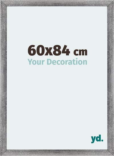 Your Decoration - Fotolijst 60x84 cm - MDF - Grijs Geveegd - Mura