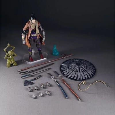 Actiefiguur Sekiro Shadows Die Twice Ma Alleen Sekiro Figma Dx Versie Deluxe Meerdere Accessoires Decoratie Ontworpen Voor Anime Fans Speelgoed black