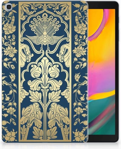 Samsung Galaxy Tab A 10.1 (2019) Siliconen Hoesje Beige Flowers