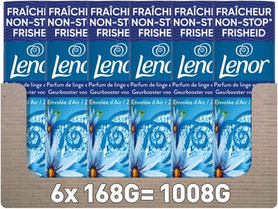 Lenor Geurbooster Zeebries - 6 x 168 gram - Wasparfum
