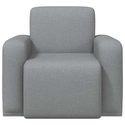 vidaXL - Fauteuil - Lichtgrijs - Stof