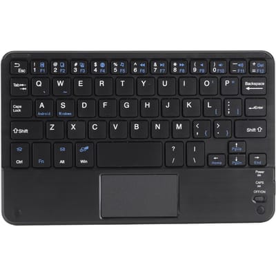 7 Inch Draadloos Ultra Slim Touchpad Schaarvoetjes Ontwerp voor Bluetooth Toetsenbord