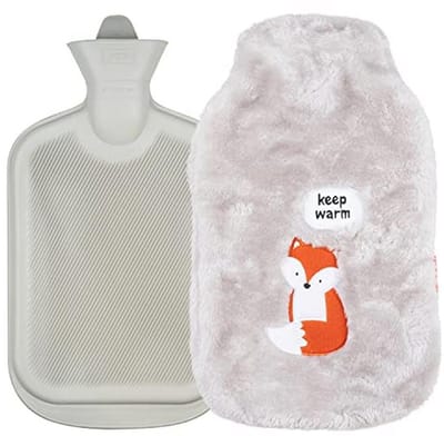 soxo Hot Water Bottle Jug Hot Water Hot Water Bottle Gift Soft Hot Water Bag Against Cramps Cadeaux Keep Warm
