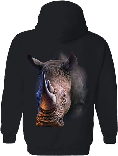 Witte Neushoorn White Rhino The Coloured House Hoodie S
