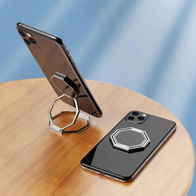 Telefoonhouder Vingerring Stand Inklapbare Desktop Beugel Ultra Magnetische Auto Mount Universeel Voor iPhone 13 14 15 Samsung Xiaomi