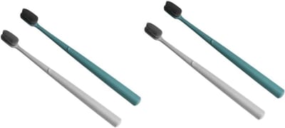 Kinder Tandenborstels - Reis Tandenborstel - Dagelijkse Mondverzorging - Ergonomisch Ontwerp - 4 Stuks - Willekeurige Kleur