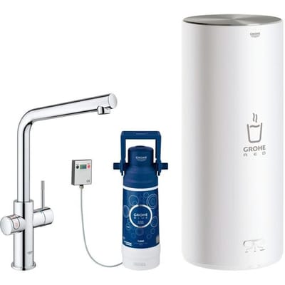 Grohe Red - Duo Kokendwaterkraan met filterset, boiler L, chroom 30325001