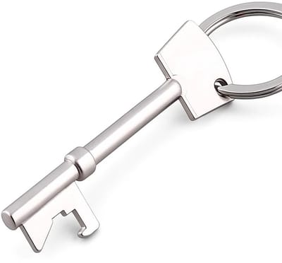 Flesopener Sleutelhanger I Bier Flesopener I Aluminium I Sleutelhanger in de Vorm Van Een Sleutel I Bieropener Key