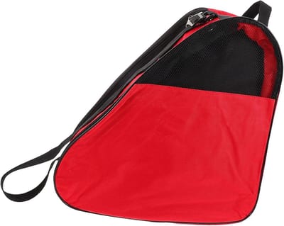 Schaatsen tas - Sporttas outdoor - Schaatsen opbergen - Veelzijdige opbergruimte - 42 x 39.5 cm - Rood