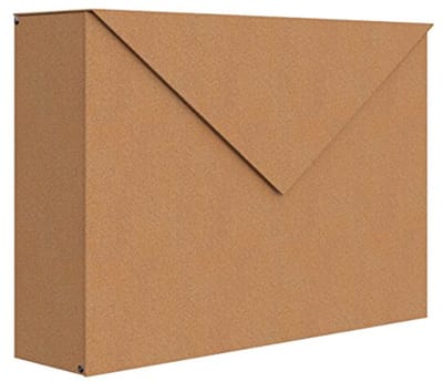 Muurbrievenbus met Design en Letterrooster voor Buiten