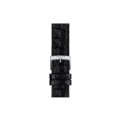 Tissot Lovely Series Quartz Uurwerk 50M Waterbestendig Horloge 40mm Wit Wijzerplaat Roestvrijstalen Kast Leren Band Herenhorloges T143.410.16.033.00 Regular Watch Box,White Dial white