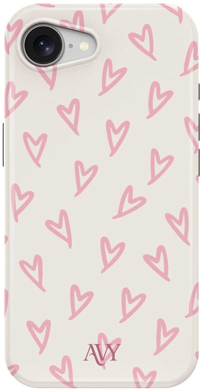 AVY Hard Shell Back Cover | geschikt voor Apple iPhone 17e / 16e | Cupid Blush | Compatibel met MagSafe & Qi2