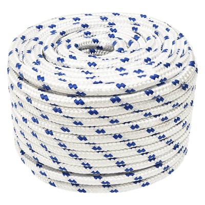 vidaXL - Boot - touw - 14 - mm - 100 - m - polypropyleen - wit