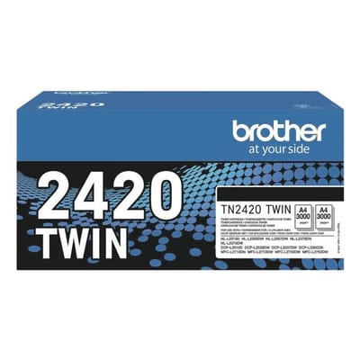 Brother Tonercassette TN-2420TWIN TN2420TWIN Origineel Zwart 3000 bladzijden