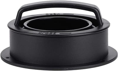 Burgerpers Patty Maker - Vleesvormer - Perfecte Burgers Maken - Vouwbare Structuur - 12.5 x 12.5 x 6 cm - Zilverkleurig