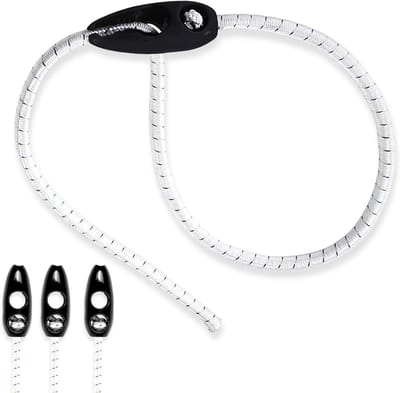 Elastische Spanners - Rubberen Banden - Zeker Bevestigen - Snel Verstelbaar - 75 cm - Zwart