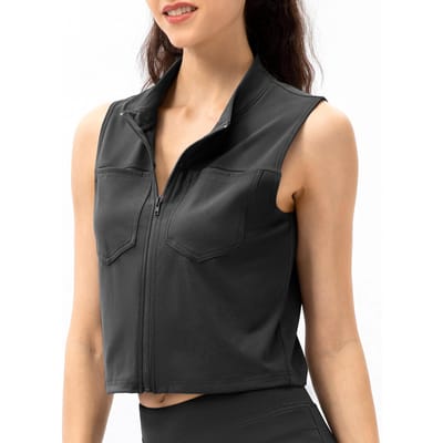 Dames Sportvest Rits Mouwloos Casual Vesten S