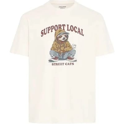 Blend - BHIRVING FUNNY GRAPH S/S TEE - Heren - T-shirts