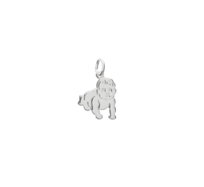 Zilver Gerhodineerde Hanger baby 1329912