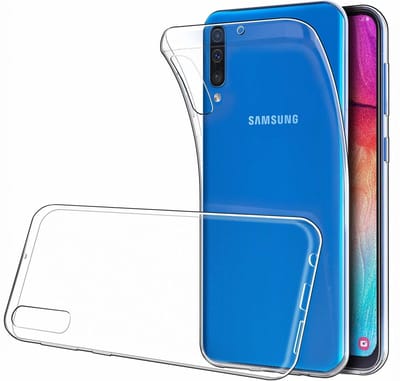 Ntech Hoesje Geschikt Voor Samsung Galaxy A50 TPU Back hoesje - Transparant