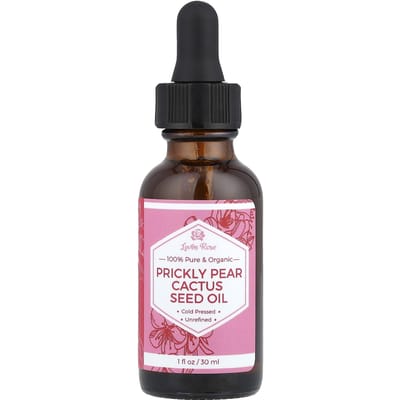 Leven Rose, huile de pépins de figue de Barbarie 100 % pure et biologique, 1 fl oz (30 ml) black