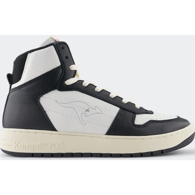 KangaRoos Unisex Game Hi Lace Up Black/white Size: 36 | Sneakers Outlet | Unisex | Zwart