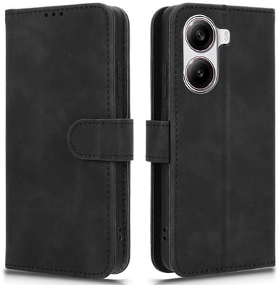 Coverup Hoesje - Geschikt voor Xiaomi Poco X7 Pro Hoesje - Coverup Book Case - Zwart