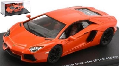 Lamborghini Aventador LP Dealer Model 1:43 Atlas Oranje