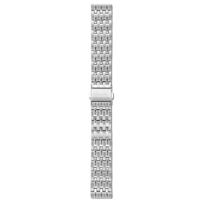 Renard Elite 35.5 Horlogeband 18mm Zilverkleurig - Zilverkleurig