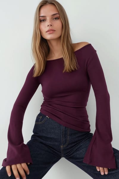 Basis Top met Belmouwen