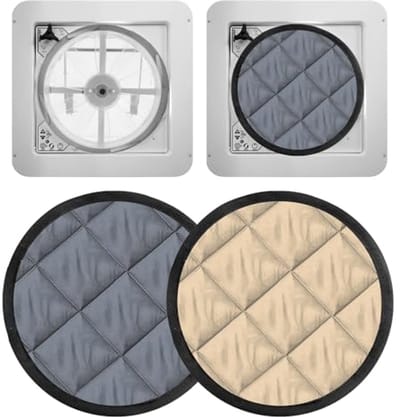 Magnetische thermische mat voor dakkap - Isolatie, verduistering en geluidswering - Kleur: grijs/zilver